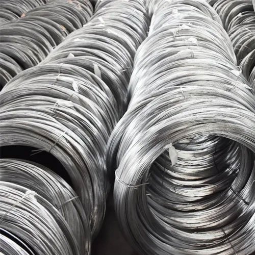 Galvanized wire coils